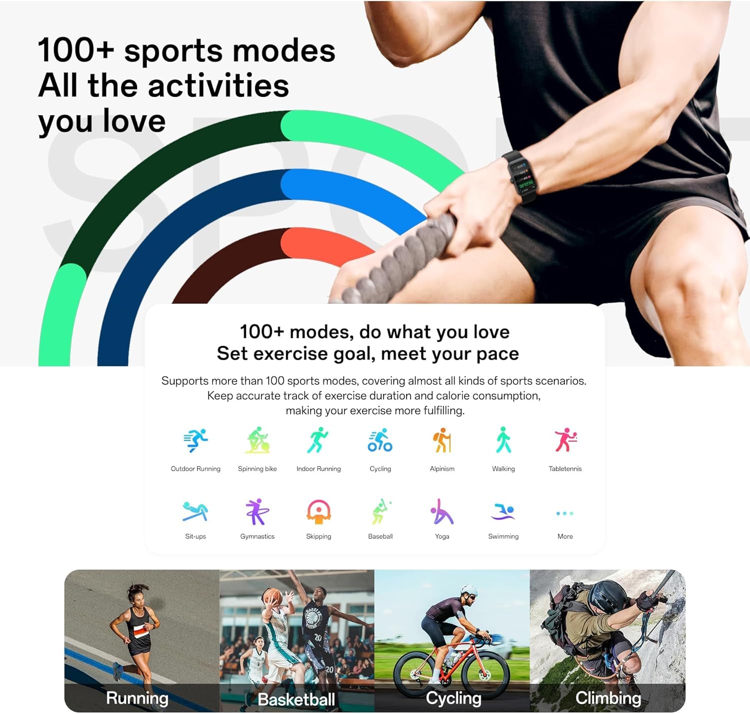 1.47" Fitness Tracker – Heart & Sleep Monitor, Waterproof - Bela Fils BoutiqueBela Fils Boutique